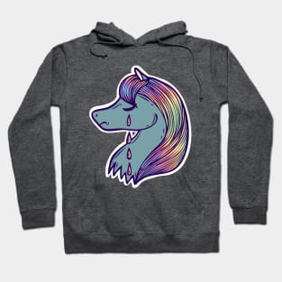 Sad horse Hoodie